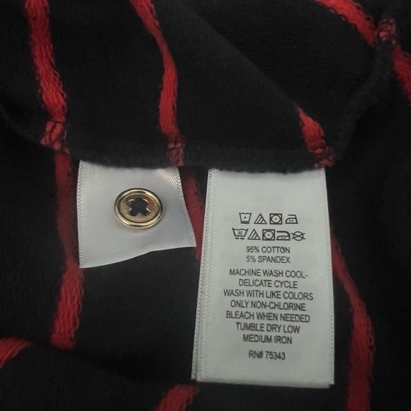 St. Tropez navy and red stripe long sleeve t-shirt dress - Picture 5 of 6